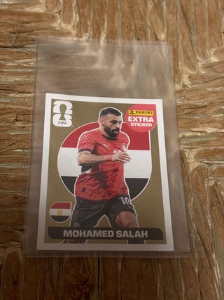 Panini FIFA Extra Sticker Mohamed Salah Oro
