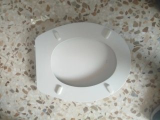 Tapa de water blanca