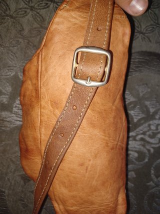 Riñonera beige