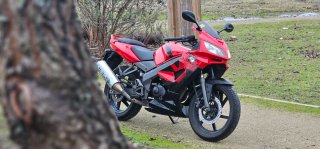 Kymco Quannon 125 Roja y Negra