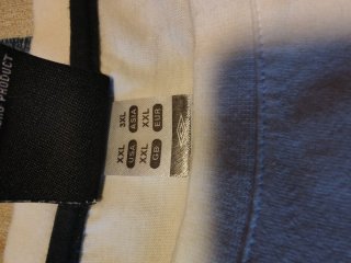 Camiseta Umbro Blanca Talla XL