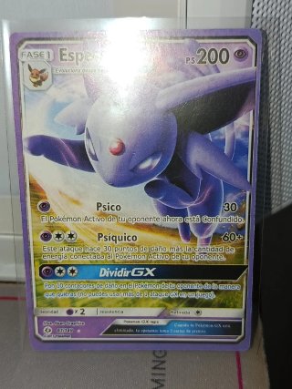 Carta Pokémon Espeon GX 61/149