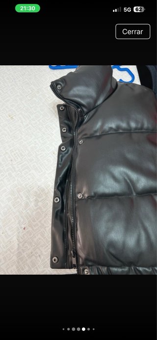 Chaleco polipiel ZARA