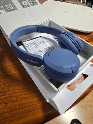 Cascos Sony WH-CH520 Bluetooth azules