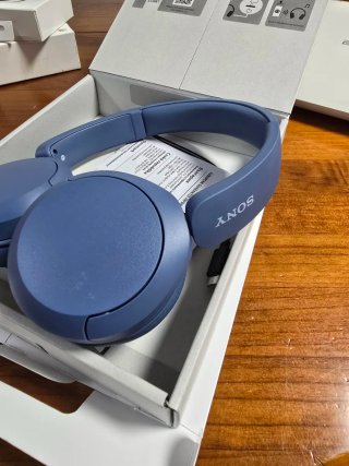 Cascos Sony WH-CH520 Bluetooth azules
