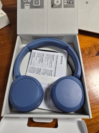Cascos Sony WH-CH520 Bluetooth azules