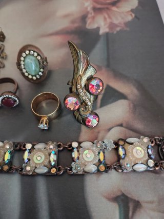 Set gioielli stile neo vittoriano vintage boho