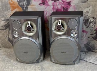 Altavoces Philips Plata y Negro