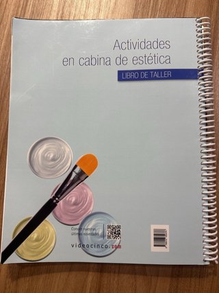 Actividades en cabina de estética libro de taller