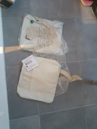 Bandolera beige
