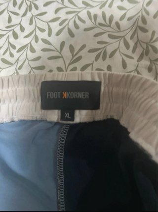 Pantaloncini Foot Korner neri e blu