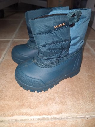 Botas de nieve para niño azul