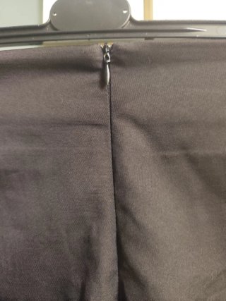 Falda pantalón negra con cordones