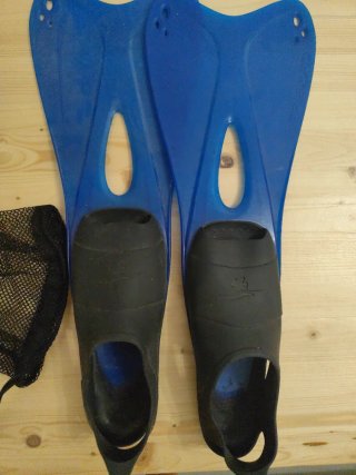 Equipo de snorkel y aletas