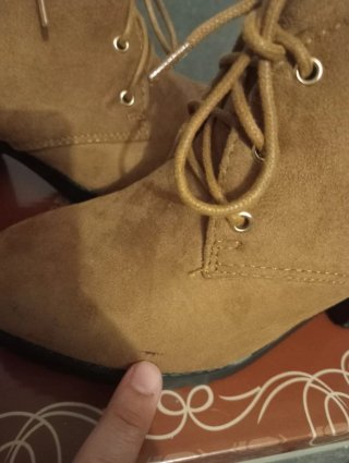 Botines Ante Marrón HF SHOES Talla 36