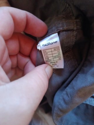 Pantalón cargo gris hombre