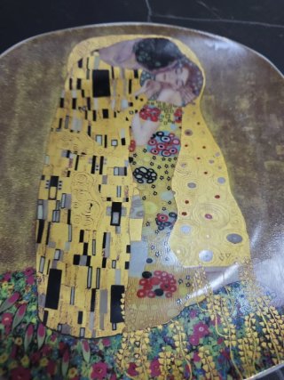 Plato decorativo El Beso Klimt