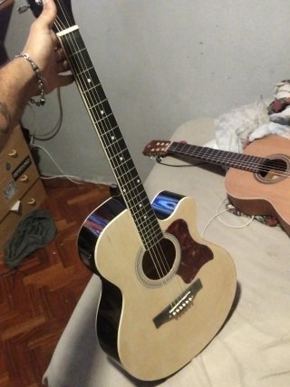 Guitarra Acústica Cuerda Acero