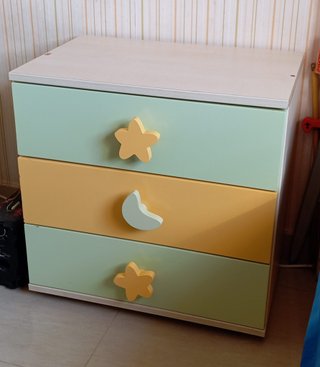 Muebles dormitorio infantil con cuna convertible