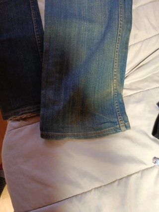 2 Vaqueros Hombre Azules