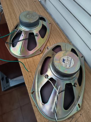 Altavoces vintage Roselson 6x10 Full Range