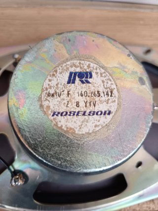 Altavoces vintage Roselson 6x10 Full Range
