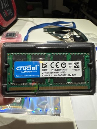 Crucial 8GB DDR3L-1600 SODIMM RAM