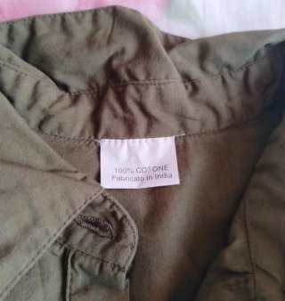 Camicia ragazza verde