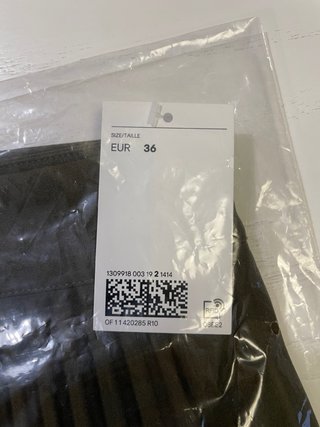 Minifalda pantalón H&M verde plisada nueva