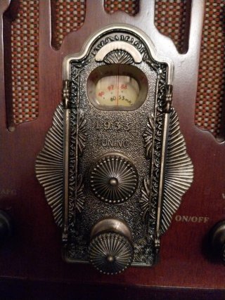 Radio Clásica Madera Marrón