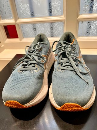 2 ASICS Zapatillas verdes/azules y naranjas