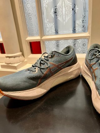 2 ASICS Zapatillas verdes/azules y naranjas