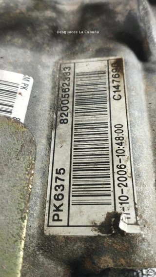 Opel 22951953 pk6375 caja cambios vivaro a furgon