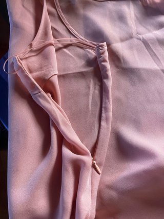 Missguided top mono spalla rosa albicocca.Taglia S