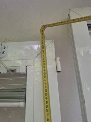 Puerta aluminio con cristal
