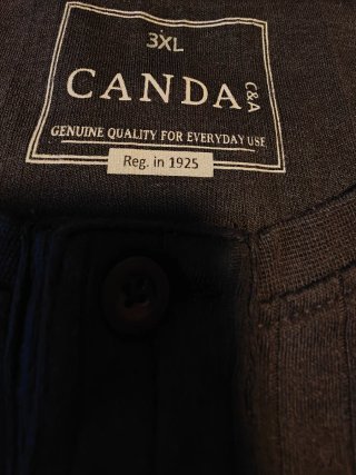 Camiseta C&A Negra Manga Corta
