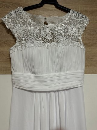Vestido de Novia Blanco Sin Uso