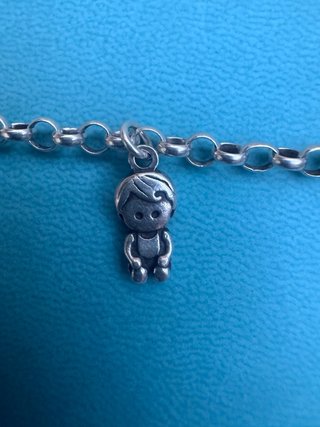 Pulsera Plata 925 Mamá Bebé