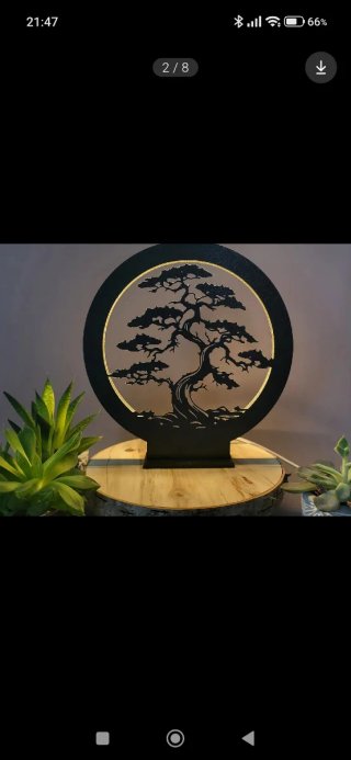 Lampada Albero della Vita 24cm