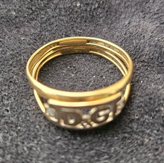 Anillo Dolce & Gabbana D&G Oro 18k