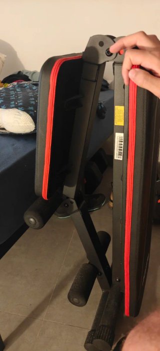 Banco musculación PASYOU 7 en 1 + Mancuernas 20kg