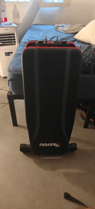 Banco musculación PASYOU 7 en 1 + Mancuernas 20kg