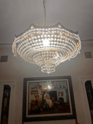 Lámpara de cristal estilo Bohemia x 2