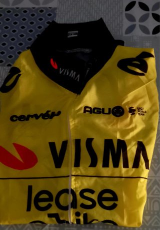 Cortavientos Jumbo Visma Amarillo