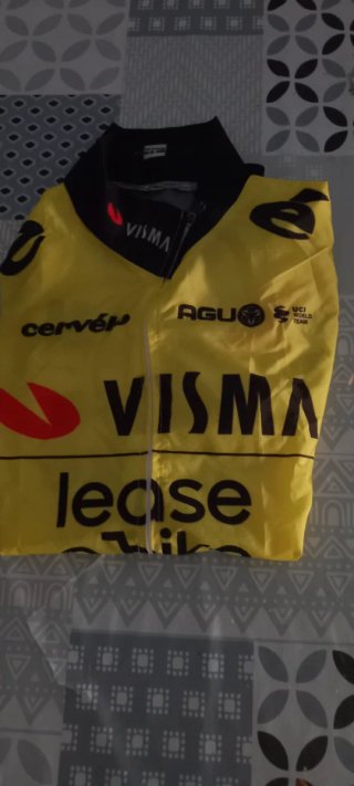 Cortavientos Jumbo Visma Amarillo