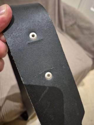 Correa de cuero para guitarra o bajo