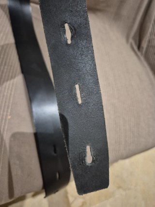 Correa de cuero para guitarra o bajo