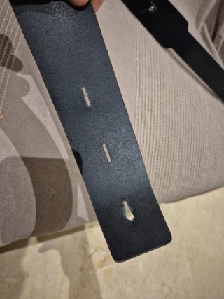 Correa de cuero para guitarra o bajo