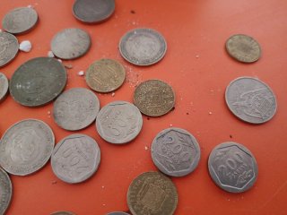 Lote de monedas antiguas