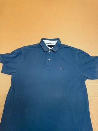 Polo azul casual Tommy Hilfiger